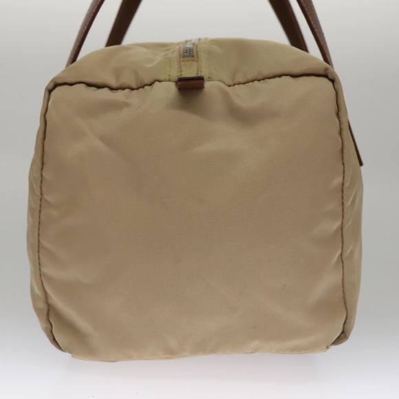 PRADA Hand Bag Nylon Beige Auth 103771 - Picture 4 of 16